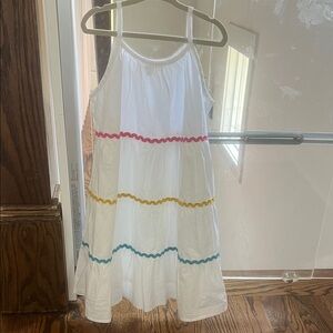 Tucker + Tate White Dress with Colorful Accents